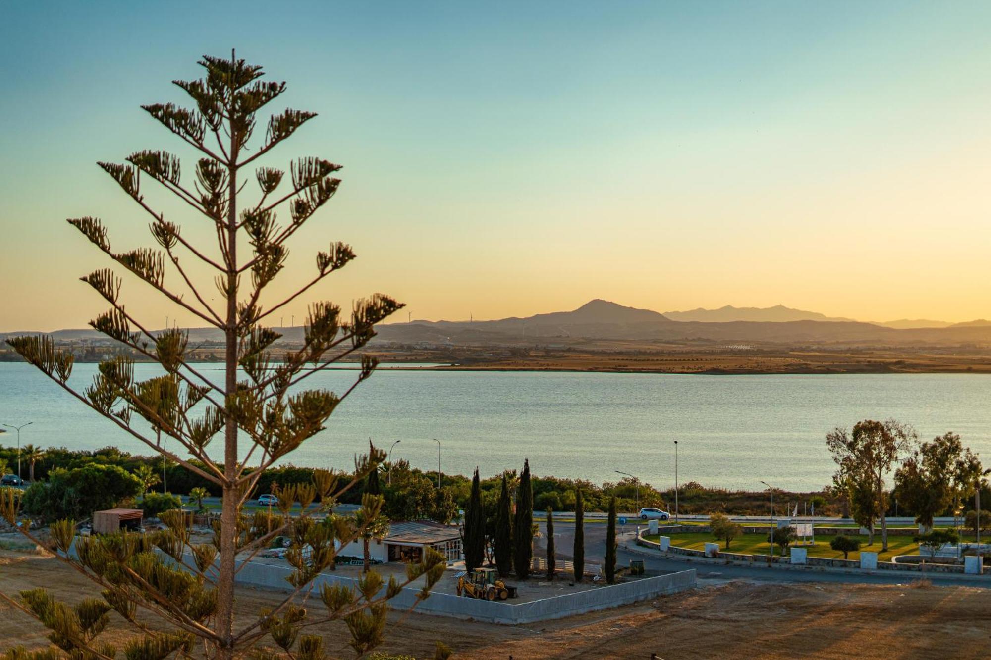 Majestic Sunset Salt Lake Views 300M From Beach Larnaca Exterior photo